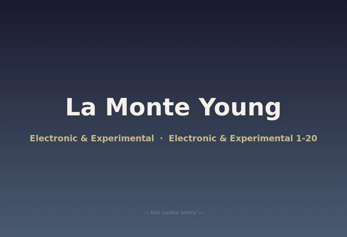 La Monte Young
