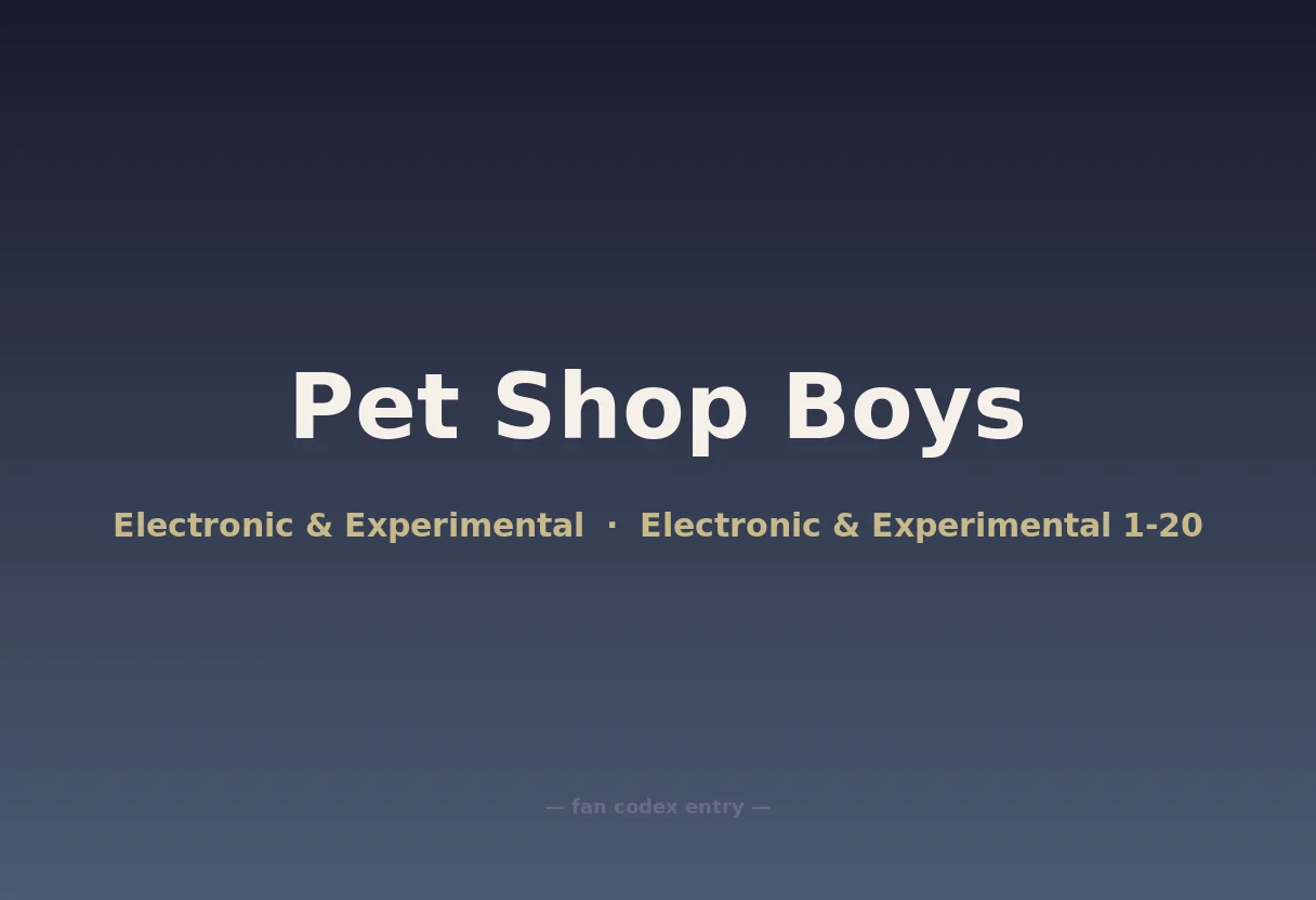 Pet Shop Boys